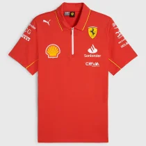 2024 Ferrari Red Polo Racing Suit (有领)