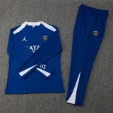 24-25 PSG Fancy blue Half Pull Tracksuit (半拉链)