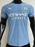 24-25 Man City Home   Player Version Soccer Jersey