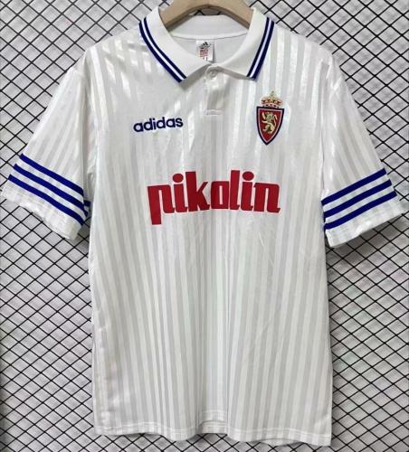 1995-1996 Zaragoza Home Retro Soccer Jersey