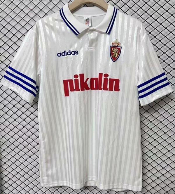 1995-1996 Zaragoza Home Retro Soccer Jersey
