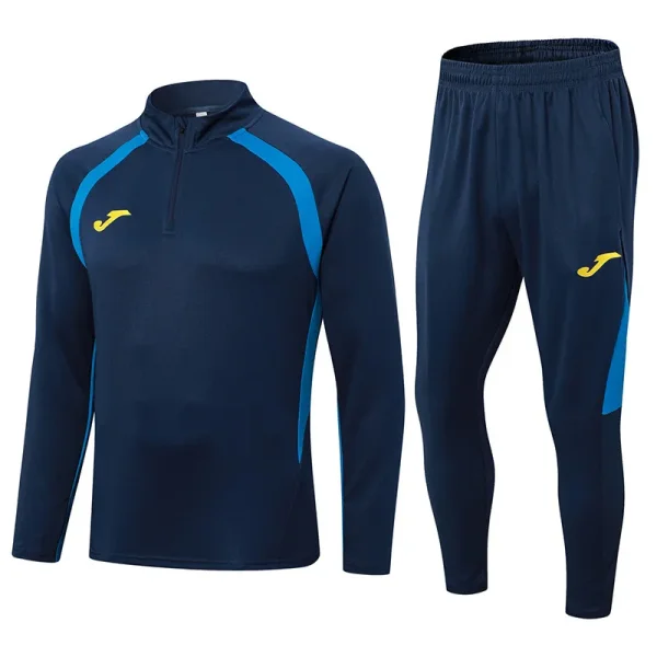 2024 JOM Royal blue Half Pull Tracksuit (半拉链)