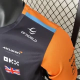 2024 Formula One McLaren #4 Black Yellow Racing Suit (圆领)