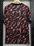 24-25 Man Utd Red Black Fans Training shirts