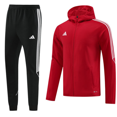 23-24 AD Red Hoodie Jacket Tracksuit #AM03