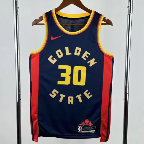 24-25 WARRIORS CURRY #30 Black City Edition Top Quality Hot Pressing NBA Jersey