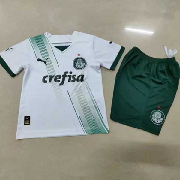 23-24 Palmeiras Away Kids Soccer Jersey