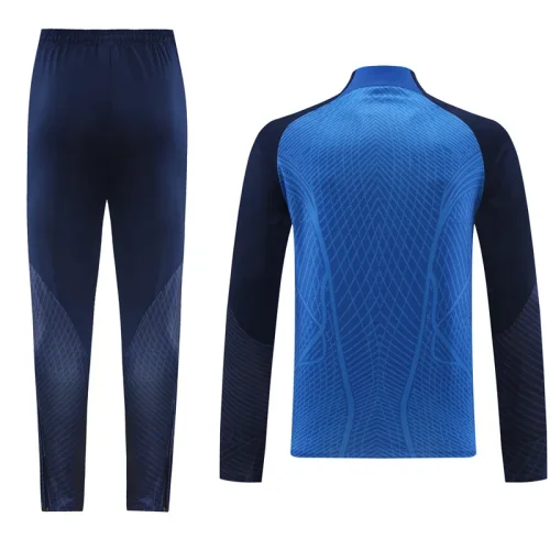 2023 NK Dark Blue Half Pull Tracksuit #NB06(半拉链)