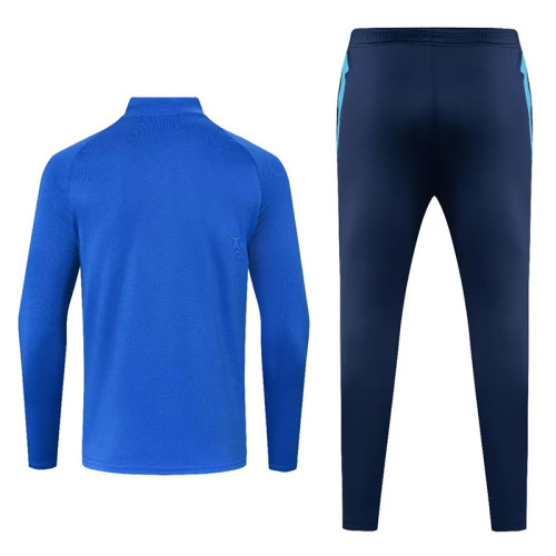 23-24 Porto Blue Half Pull Tracksuit (半拉链)