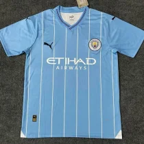24-25 Man City Home   Fans Soccer Jersey