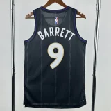 24-25 Raptors BARRETT #9 Black City Edition Top Quality Hot Pressing NBA Jersey