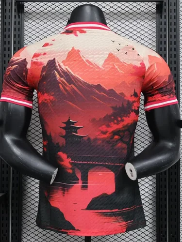 24-25 Japan Red Special Edition Player Version Soccer Jersey *夕阳红