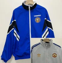 24-25 Man Utd Blue & White Double sided Windbreaker (双面风衣)