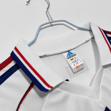 1998 France Away Retro Soccer Jersey(右胸带小字)