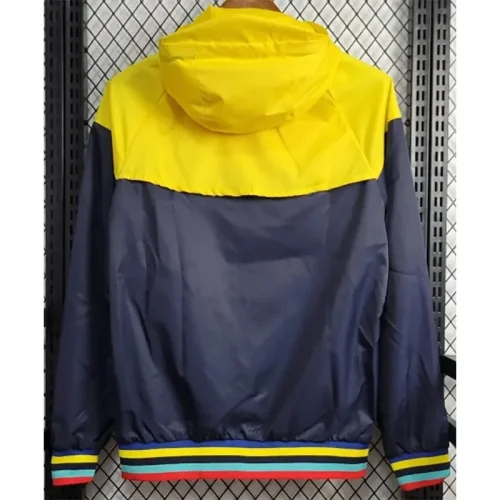 24-25 Al-Nassr Yellow Black Windbreaker