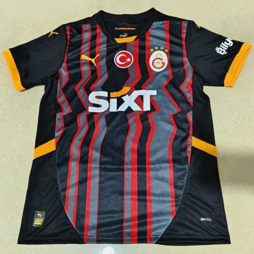 24-25 Galatasaray Third Fans Soccer Jersey (左袖带广告)