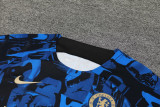 23-24 CHE Blue Black Training Short Suit