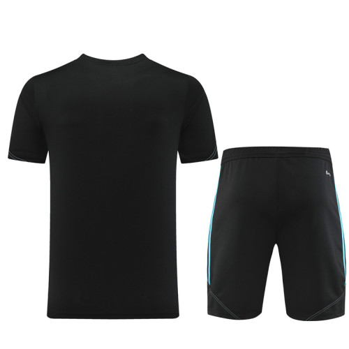 2023 AD02 Black Training Short Suit（蓝边）