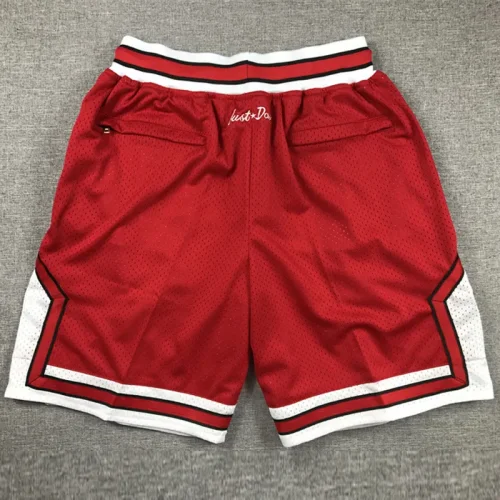 BULLS Red City Edition Top Quality NBA Pocket Pants #公牛C连体