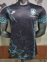 24-25 Brazil Black Special Edition Player Version Soccer Jersey *贝