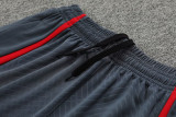 23-24 LIV White Training Short Suit (灰袖)