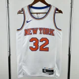 KNICKS TOWNS #32 White Top Quality Hot Pressing NBA Jersey