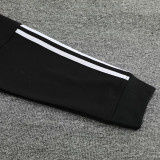 23-24 Algeria Black Hoodie Jacket Tracksuit