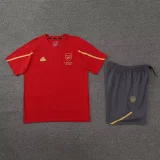 24-25 ARS Red Training Short Suit (100%Cotton)纯棉