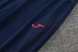 2024 JOM Royal Blue Half Pull Tracksuit #810(半拉链)