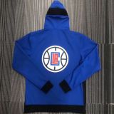 2022 Clippers Player GI Blue Zip hoodie Jacket