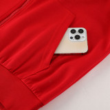 23-24 NK Black Red Hoodie Jacket Tracksuit #NM06