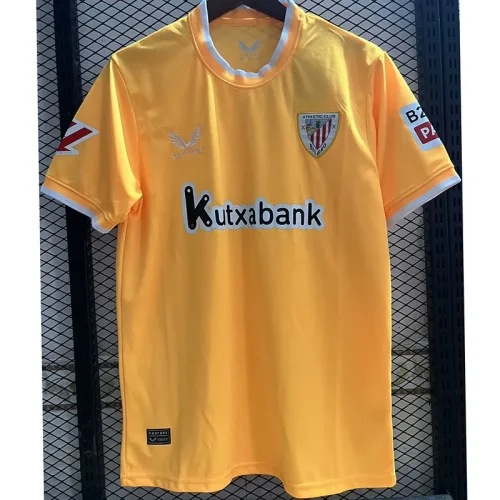 24-25 Bilbao Yellow Goalkeeper Fans Soccer Jersey