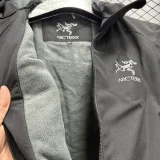 2024 ARCTERYX Thickened warm Black Outdoor Jackets #F5加绒冲锋衣