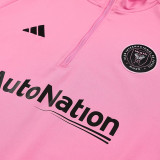 23-24 Inter Miami Pink Hoodie Jacket Tracksuit