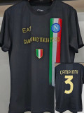 2023 Napoli CAMPION #3 Black T-Shirts