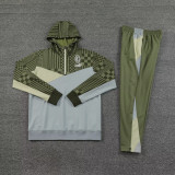23-24 ACM Light Green Hoodie Jacket Tracksuit