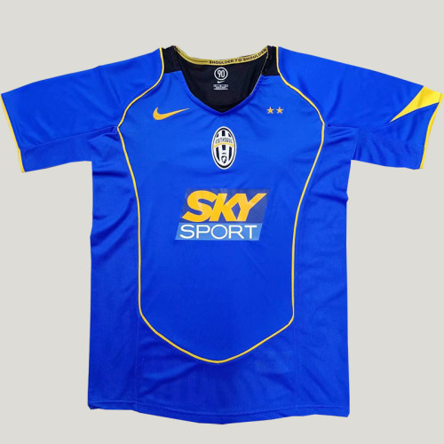 2004-2005 JUV Away Blue Retro Soccer Jersey