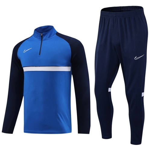2023 NK Dark Blue Half Pull Tracksuit #2310(半拉链)