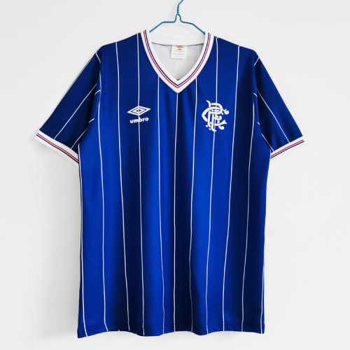 1982-1983 Rangers Home Retro Soccer Jersey
