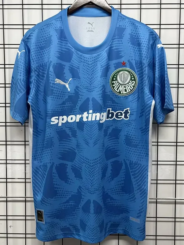 25-26 Palmeiras Blue Goalkeeper Soccer Jersey