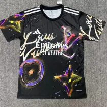 25-26 RMA Black Blue Special Edition Fans Training Shirts *L 25-26 RMA Black Blue Special Edition Fans Training Shirts *L