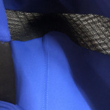 2022 WARRIORS Player GI Blue Zip hoodie Jacket