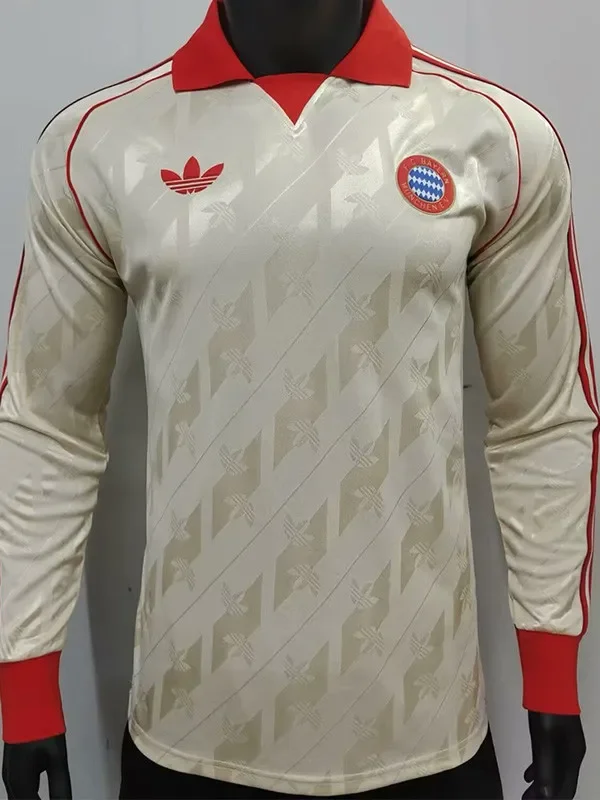 24-25 Bayern Yellow Special Edition Long Sleeve Player Version Soccer Jersey (长袖球员)