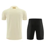 24-25 CHE Beige Training Short Suit (100%Cotton)纯棉