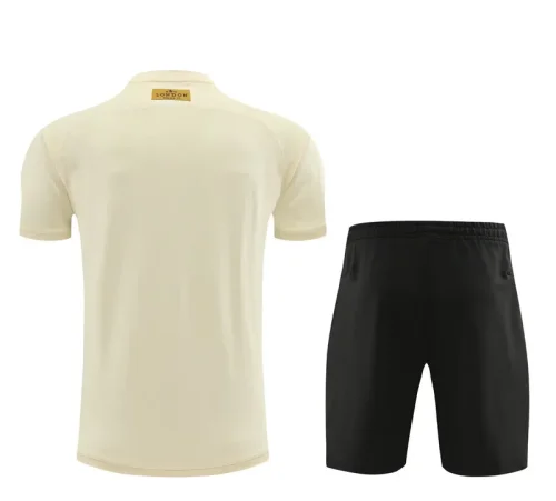 24-25 CHE Beige Training Short Suit (100%Cotton)纯棉