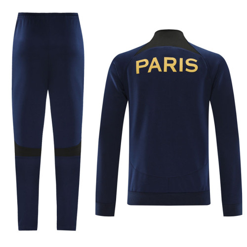 23-24 PSG Royal Blue Jacket Tracksuit