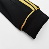 2011-2012 RMA Away Black Long Sleeve Retro Soccer Jersey