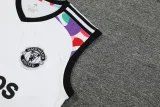 24-25 Man Utd White Tank top and shorts suit