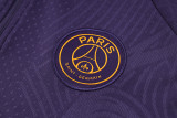 23-24 PSG Purple Half Pull Tracksuit (半拉链)