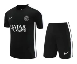 23-24 PSG Black Training Short Suit (白边)